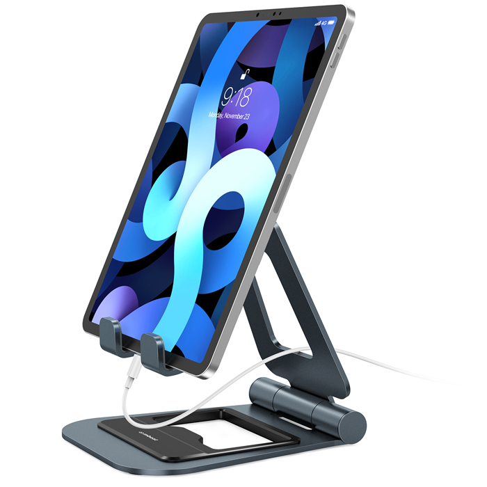 mbeat Stage S4 Mobile Phone and Tablet Stand Optimised Comfort Space Saving Portability Material: Aluminium alloy, ABS plastic Product Weight: 350g, MB-STD-S4GRY