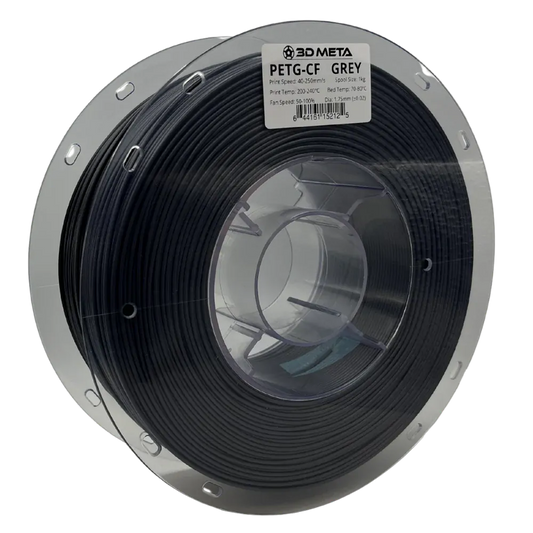 3D Meta Carbon Fiber PETG Grey 1KG Spool PETG-CF-GREY