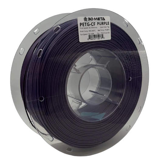 3D Meta Carbon Fiber PETG Purple 1KG Spool PETG-CF-PURPLE