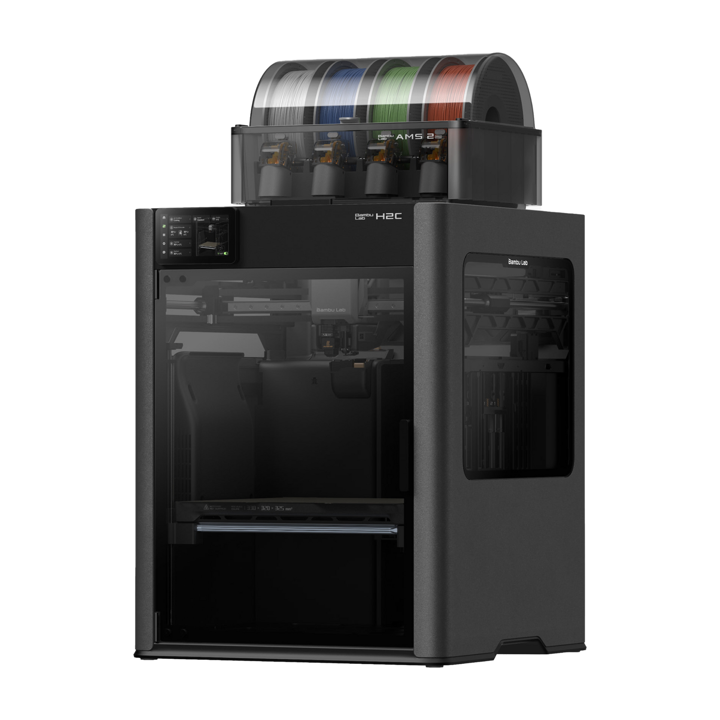 Bambu Lab H2C 3D Printer Combo Enclosed with AMS 2 Pro