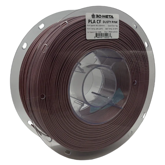 3D Meta Carbon Fiber PLA Dusty Pink 1KG Spool PLA-CF-DUSTYPINK