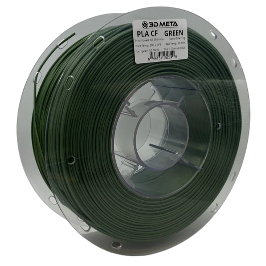 3D Meta Carbon Fiber PLA Green 1KG Spool PLA-CF-GREEN