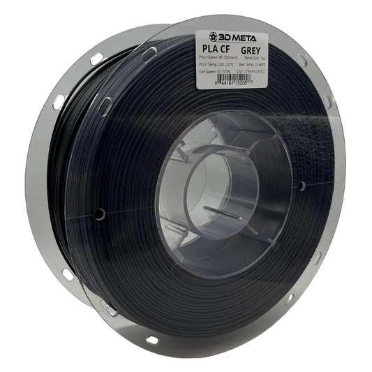 3D Meta Carbon Fiber PLA Grey 1KG Spool PLA-CF-GREY