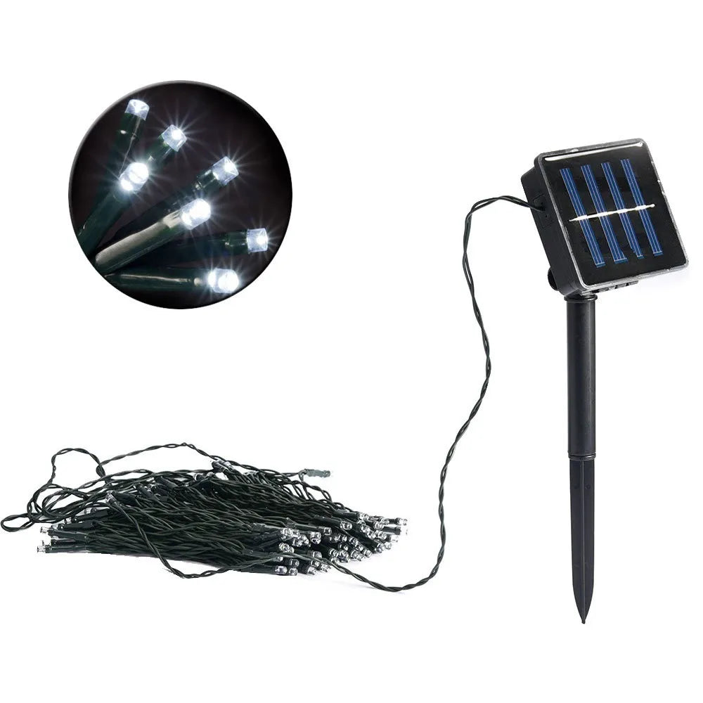 Lenoxx 300 Solar LED Party and Christmas Lights White - PLS300W