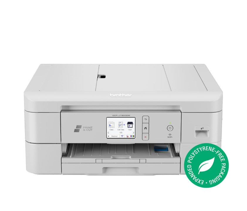Brother *NEW* A powerful A4 printer with an A5 auto-cut feature. Fast, wireless, compact, duplex print, ADF & up to 300gsm support, DCP-J1800DW