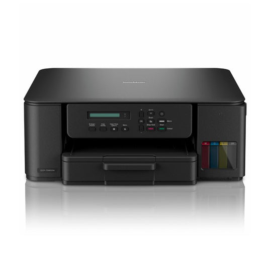 Brother T580DW A4 3-in-1 Refillable Ink Tank Printer with ultra-low running costs, 16ppm, auto duplex printing, 7,500/5,000 page, dual-band Wi-Fi, DCP-T580DW