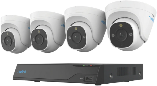 Reolink NVS8-12MD4 12MP PoE Security Kit with 4 Dome Cameras & 8-Channel NVR PS6KD01-8