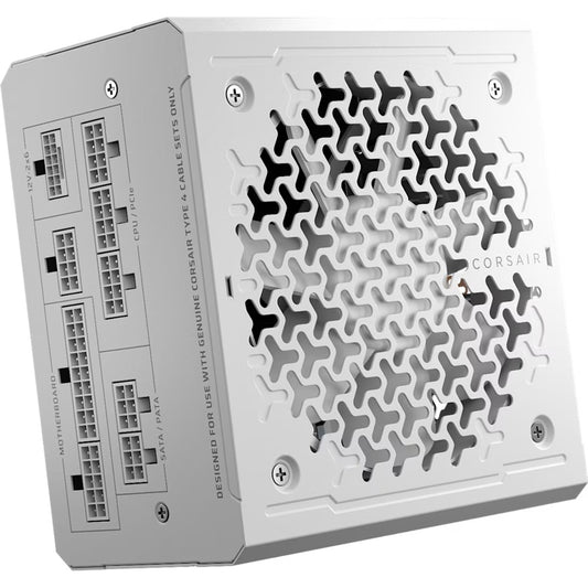 Corsair RMe Series RM1000e - Fully Modular Low-Noise ATX Power Supply - White (AU), Cybenetics Gold, ATX12V 3.1, 2x PATA, 2x EPS, 6x SATA, 3x PCIe, CP-9020294-AU