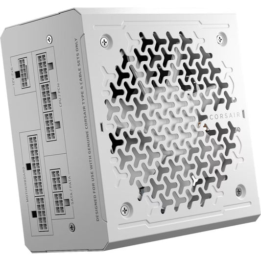 Corsair RMe Series RM850e - Fully Modular Low-Noise ATX Power Supply - White (AU), Cybenetics Gold, ATX12V 3.1, 2x PATA, 2x EPS, 6x SATA, 3x PCIe, CP-9020293-AU