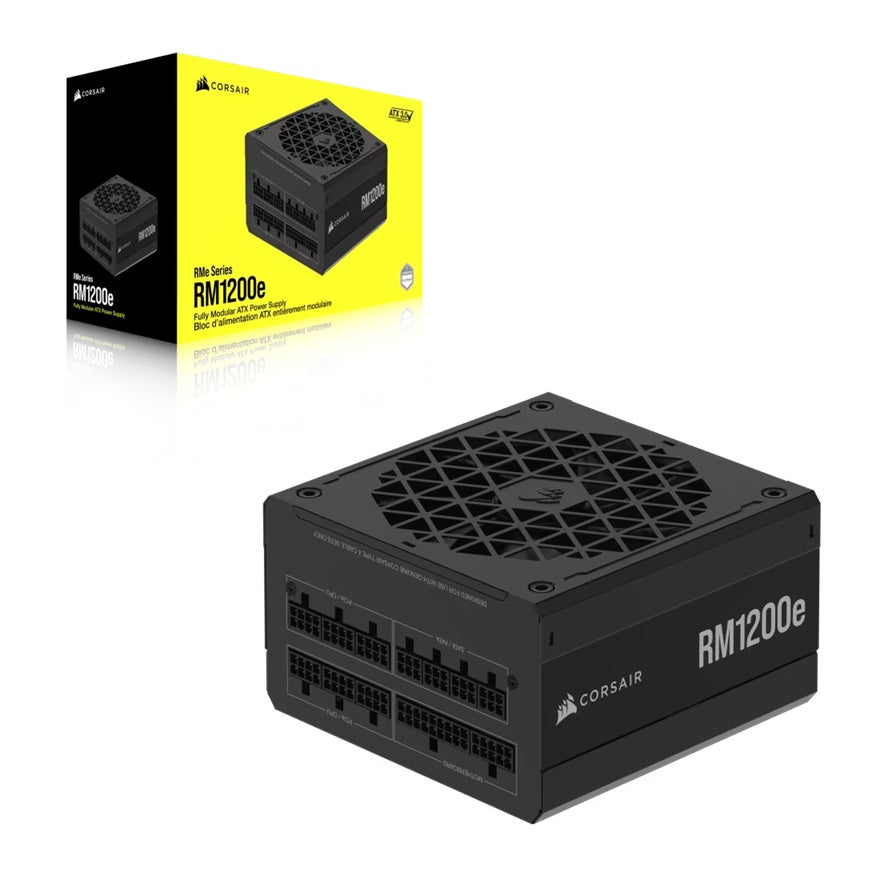Corsair RMe Series RM1200e Fully Modular Low-Noise ATX Power Supply (AU), 80 PLUS Gold, ATX12V 3.0, CP-9020258-AU