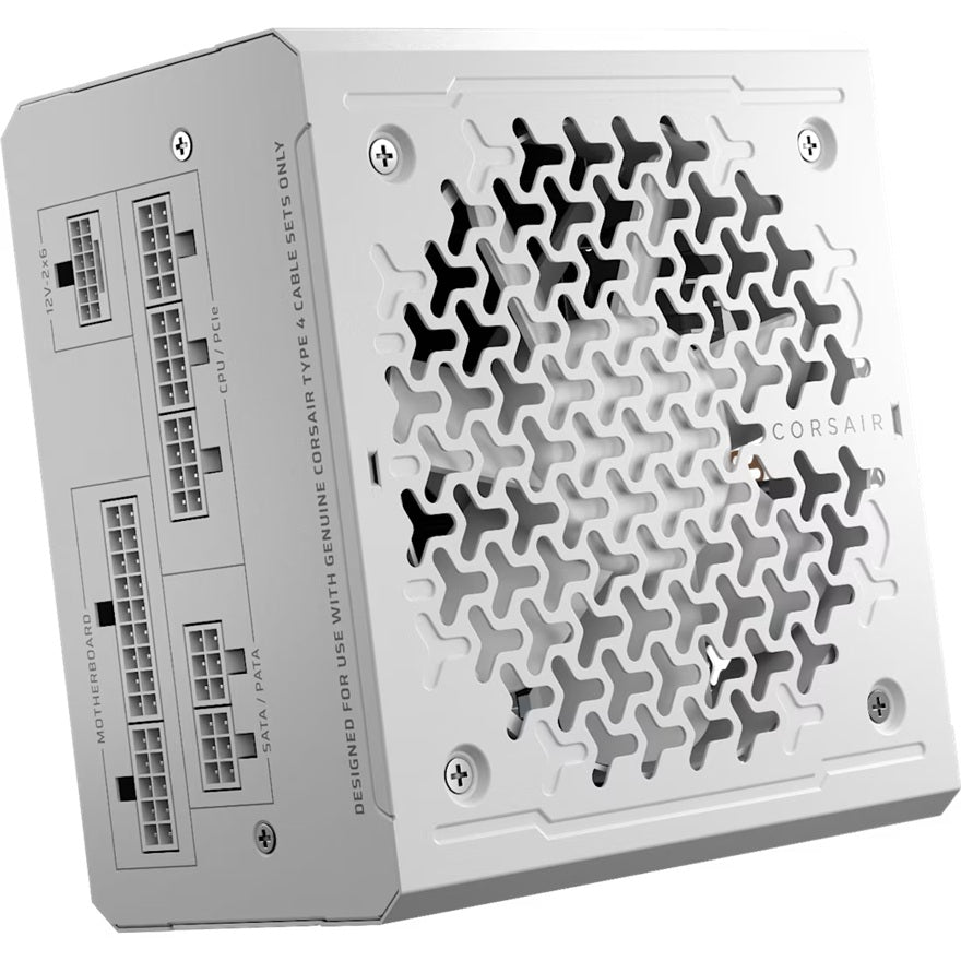 Corsair RMe Series RM750e - Fully Modular Low-Noise ATX Power Supply - White (AU), Cybenetics Gold, ATX12V 3.1, 2x PATA, 2x EPS, 6x SATA, 3x PCIe, CP-9020292-AU
