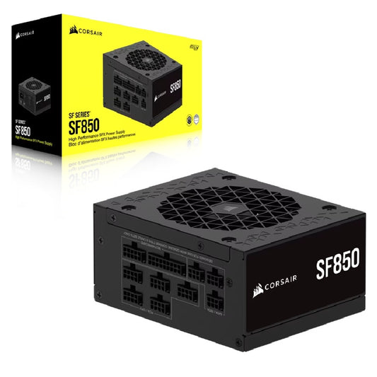 Corsair SF Series SF850 Fully Modular 80 PLUS Platinum SFX Power Supply (AU) - 850W, 92mm FDB, 8xSATA, 3xPCIe, 2xEPS, Type 5, 100K hrs, ATX 3.1, CP-9020256-AU