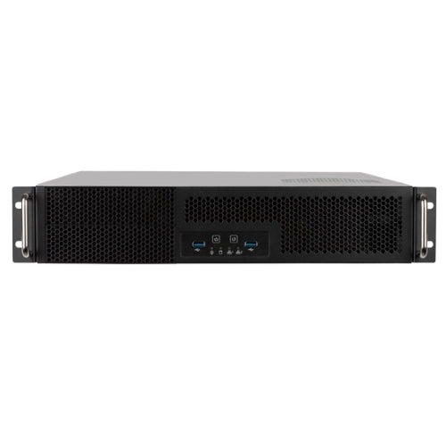 SilverStone RM23-502 2U dual 5.25' drive bay ATX rackmount industrial storage server chassis with USB 3.1 Gen1 interface, SST-RM23-502