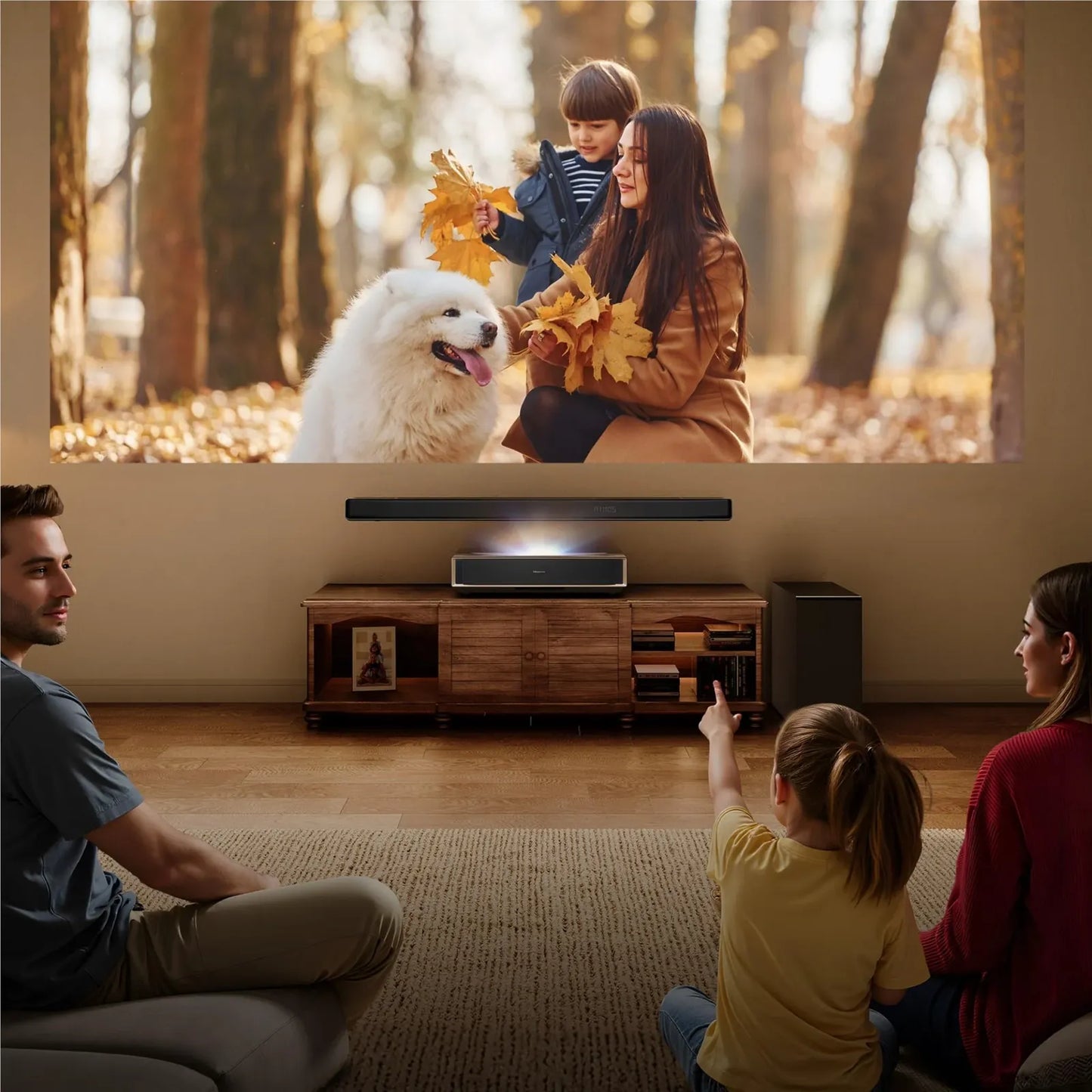 Hisense PT1 4K Trichroma Laser Cinema Projector 80-150 inch - PT1