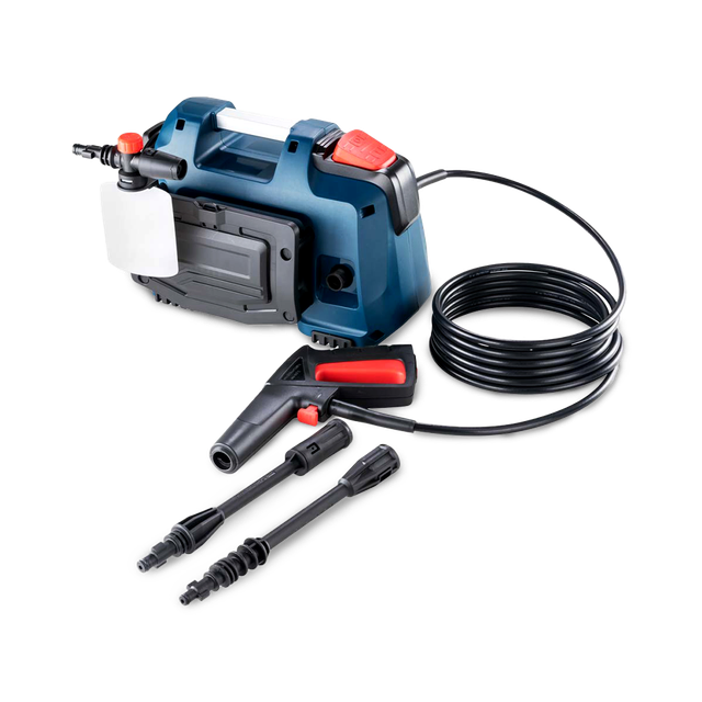 Krapof Compact Electric Pressure Washer 1600W 6-Piece Kit - PW1600-6KIT