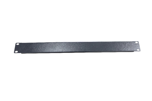 LDR 1U 19' Blanking Panel - Rack Mountable 19' - Black Metal Construction, WB-CA-37-1U