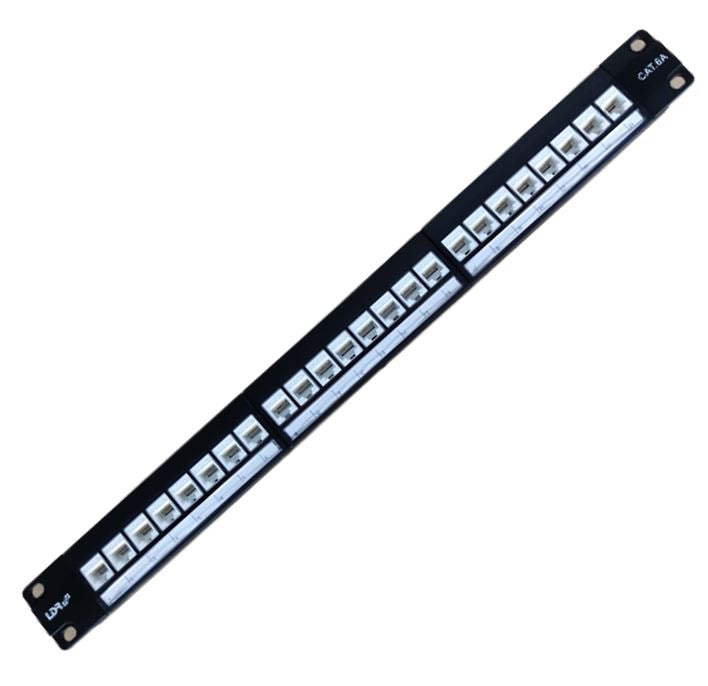 LDR 24 Port Cat6A UTP Patch Panel Rack Mount - 1U, WB-PP-5124