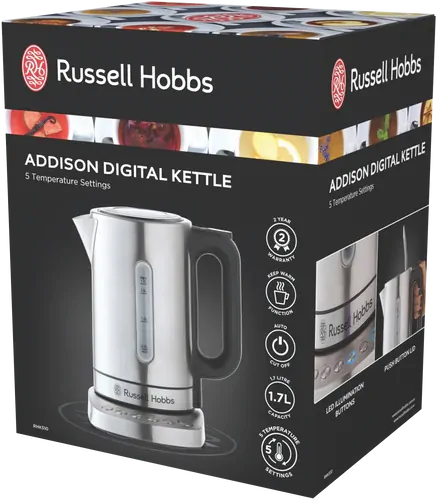 Russell Hobbs Addison Digital Kettle - Brushed RHK510