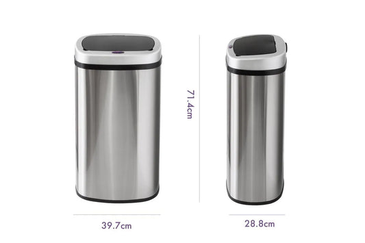 Lenoxx 60L Motion Sensor Rubbish Bin Stainless Steel SB60