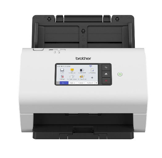 Brother ADS-4900W ADVANCED DOCUMENT SCANNER High Speed (60pp) network scanner, w/ 10.9cm touchscreen LCD & WiFi (2.4G/5G)