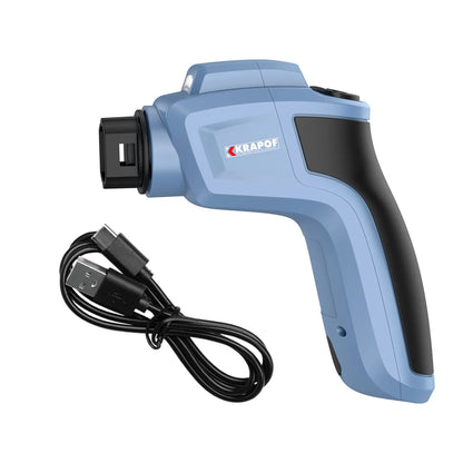 Krapof Electric Lumi Power Scrub Pocket Cleaner with LED Light - SCRUBPCK-BLU
