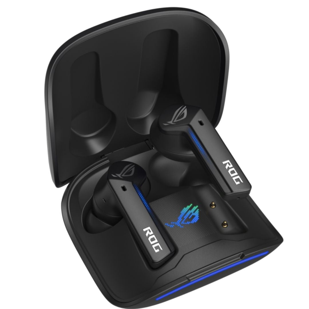ASUS ROG Cetra True Wireless SpeedNova Black, Dual-Mode, Bone-Conduction AI Microphones, Up to 46-hour battery life, Hybrid Multipoint, ROG CETRA TWS SPEEDNOVA/BLK