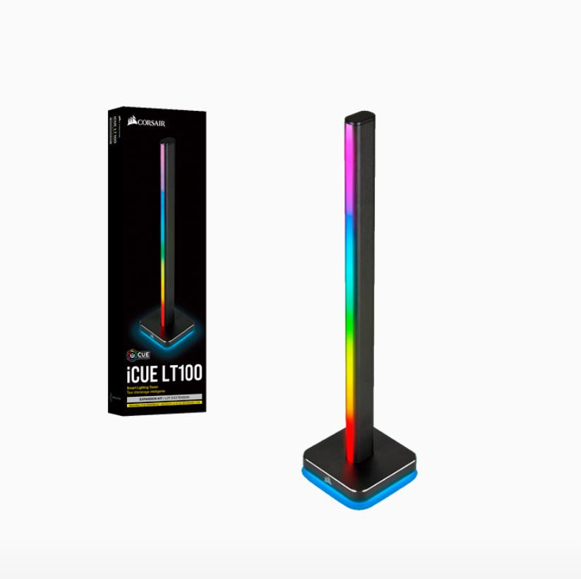 Corsair iCUE LT100 Smart Lighting Tower Expansion Kit (Requires iCUE LT100 Smart Lighting Towers Starter Kit, expandable up to 4 Towers)(LS), CD-9010003-WW