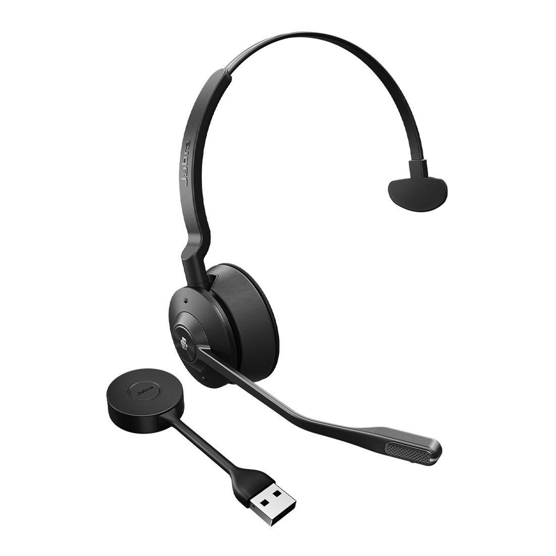 Jabra Engage 55 SE, Mono, Link400a, MS DECT Headset, 150m Wireless Range, Noise Cancelling, Flexible, Portable, Durable, Lightweight, Busylight, 9653-450-111