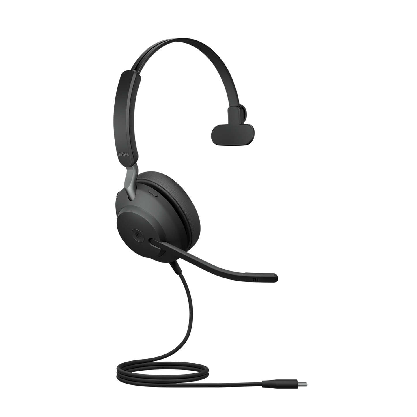 Jabra Evolve2 40 SE Wired USB-C MS Mono Headset, 360° BusyLight, Noise Isolationg Ear Cushions, 2Yr Warranty, Plug-and-play, 24189-899-899