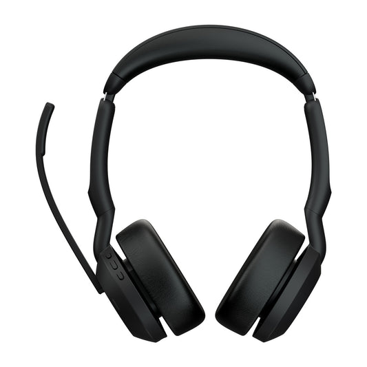 Jabra Evolve2 55, USB C, Stereo, MS Teams, Active Noise Cancellation (ANC), Link 380 Bluetooth Adapter ,30m Wireless Range, 18 Hours Battery Life, 25599-999-899