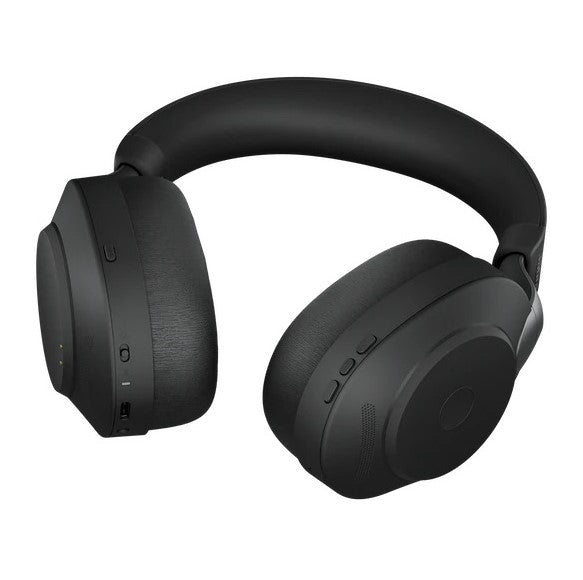 Jabra Evolve2 85 MS Stereo Black Link 380 USB-C ANC Bluetooth Headset, 10-Microphone Technology, Digital Hybrid ANC, 37 Hours Battery Life Busylight, 28599-999-899