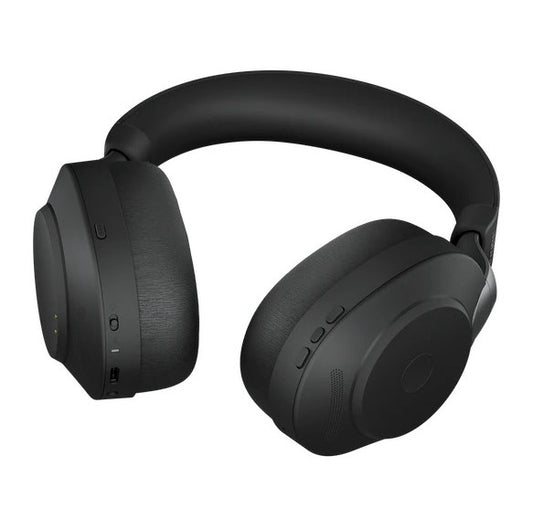 Jabra Evolve2 85 MS Stereo Black Link 380 USB-C ANC Bluetooth Headset, 10-Microphone Technology, Digital Hybrid ANC, 37 Hours Battery Life Busylight, 28599-999-899