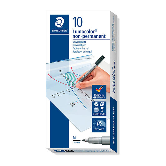 Staedtler Perm Pen 1.0 Blk Bx10