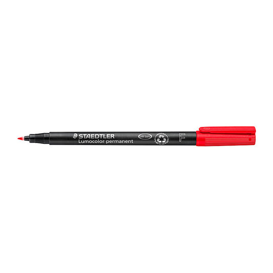 Staedtler Perm Marker Fin Red Bx10