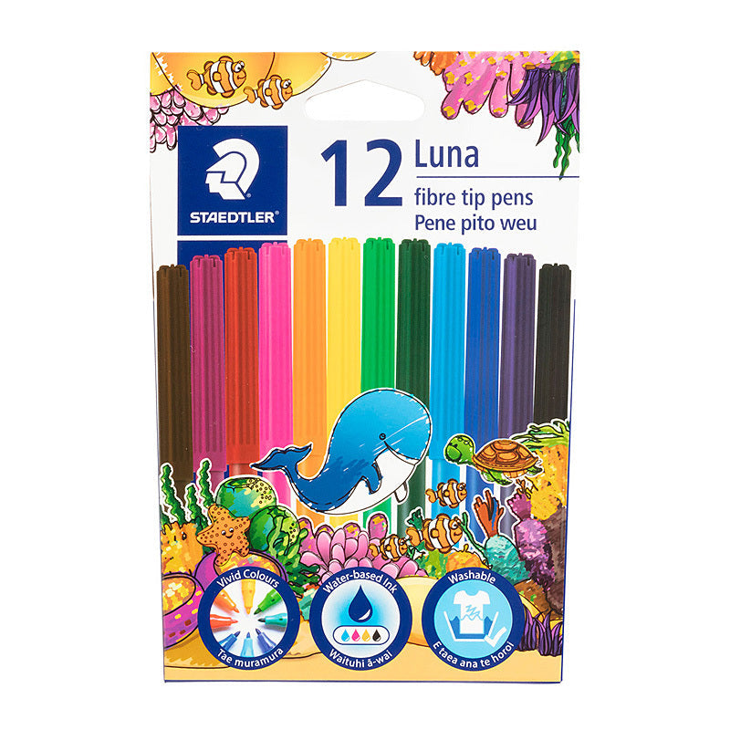 Staedtler Luna Felt Tip Ast Bx12