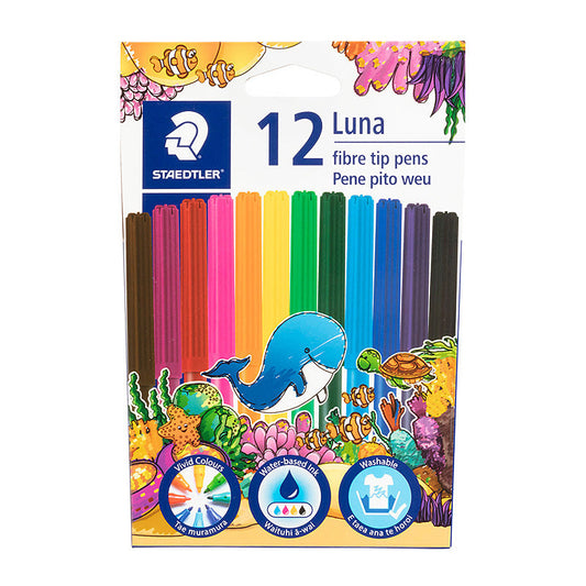 Staedtler Luna Felt Tip Ast Bx12