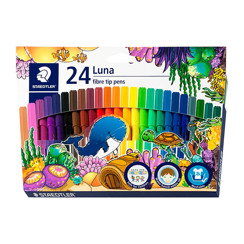 Staedtler Luna Fibre Tip Ast Bx24