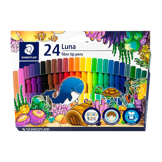 Staedtler Luna Fibre Tip Ast Bx24