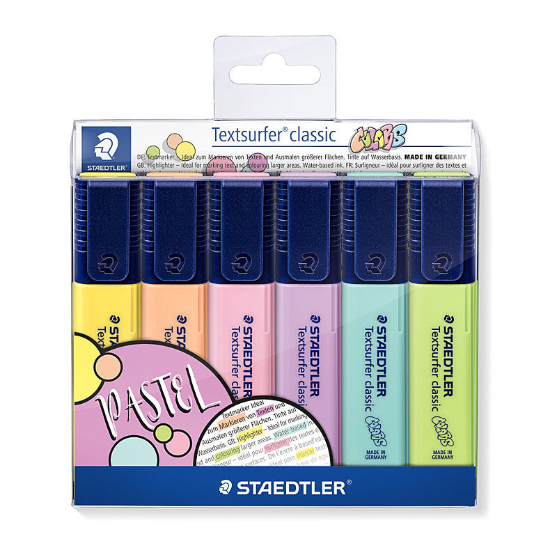 Staedtler Hltr Textsurf Pastl Wlt6
