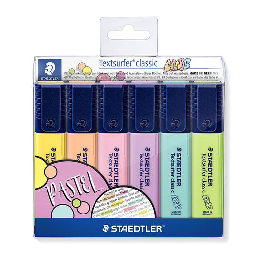 Staedtler Hltr Textsurf Pastl Wlt6