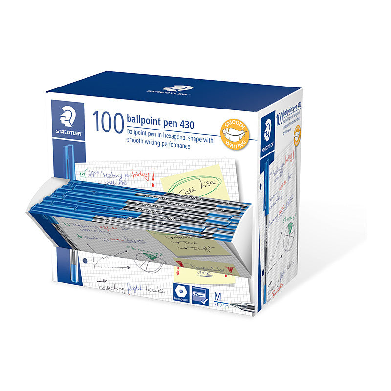 Staedtler Ballpoint430 M Blu Bx100