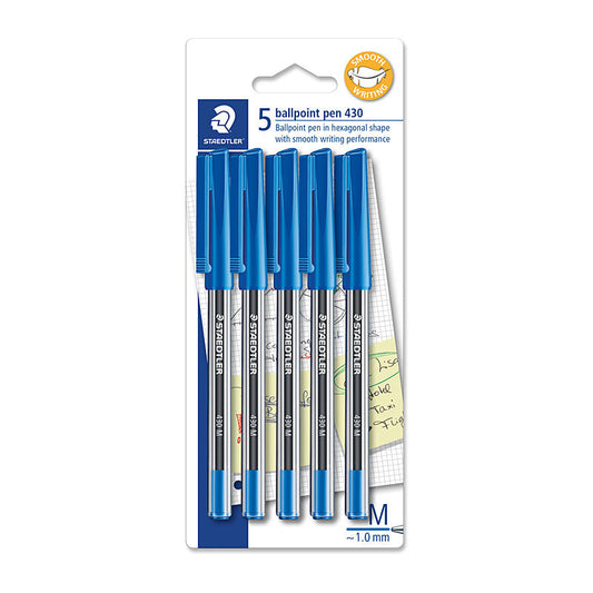 Staedtler BP 430 M Blu Card5 Bx10