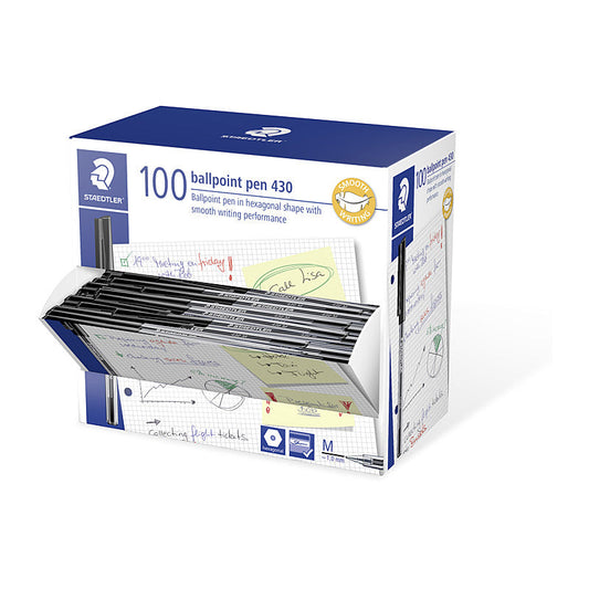 Staedtler Ballpoint430 M Blk Bx100