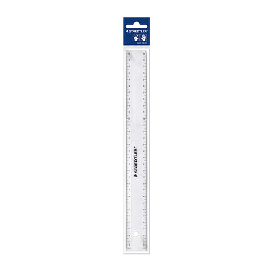 Staedtler Ruler 30cm Transp Bx20