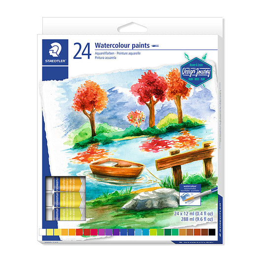Staedtler W/colour Paint Asst Bx24