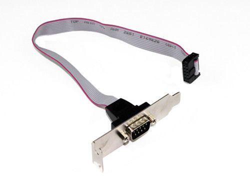 Leader Server - Generic DB9 Serial Header Cable with Low Profile Bracket - 30cm cable length, CBMS13L