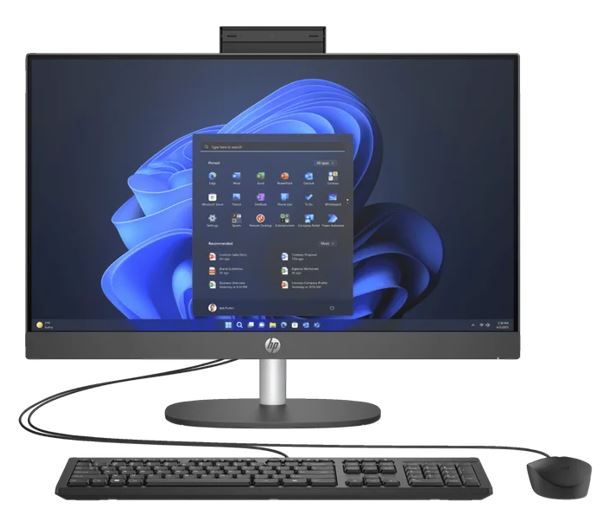 HP ProOne 245 G10 AIO 23.8'/24' FHD NT Intel i5-1334U 16GB 512GB SSD WIN 11 PRO Intel Iris Xᵉ Graphics WiFi6 Keyboard+Mouse 1Yr OS WTY Iron gray, B8SU2AT
