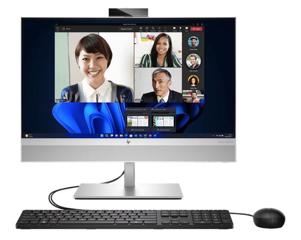 HP EliteOne 840 G9 AIO 23.8' FHD NT Intel i5-14500 16GB DDR5 512GB SSD WIN11 PRO UHD 770 Graphic WLAN Webcam 1xDP 1xHDMI RJ45 KB+Mouse 3Yr OS wty, A41JHPT