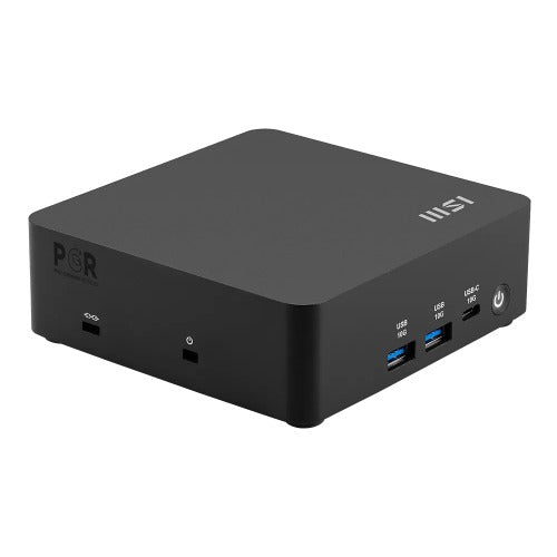 MSI Cubi NUC AI 1UMG-012BAU Mini PC Black Barebone Core Ultra 7 155H, 2x Thunderbolt 4 2x HDMI 2x Intel I226V (2.5G) Wi-Fi 6E AX211 3Y