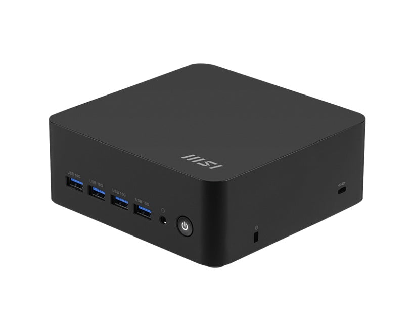 MSI Cubi Z AI 8M with Hawk Point R7,Ryzen 7 8845HS/Up to DDR5/dTPM/2*M.2/2*HDMI/2*USB C 4.0/4*Display/2*LAN/Wifi6E/Card Reader/Power Switch Cable/3Y, Cubi Z AI 8M-005BAP-BAR78845SXX